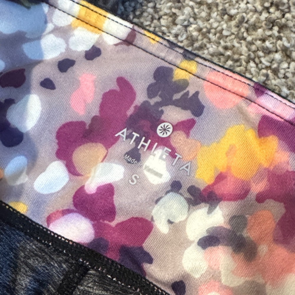 Athleta Women's Leggings Set - Black Pattern, Gray, and Floral - Picture 8 of 16